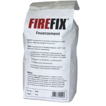 FireFix Feuerzement 2 kg – feuerfester Zement für Ofen- und Kaminbau – hydraulisch abbindend
