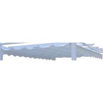Gardeness - Feuille de rechange en polyester 3x4 m pour gazebo bon gazebo d'été