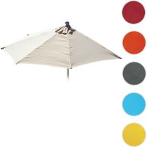 Mendler - Housse de rechange pour parasol demi-rond Parla - housse de rechange pour parasol - 300cm tissu/textile uv 50+ 3kg - vert