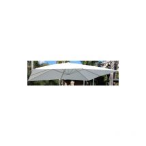 Feuille de rechange pour parapluie Senso 3x4 me'tres blanc en polyester recouvert de pvc dessus de rechange avec coupe-vent
