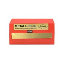 Feuille clinquant acier non allié 150x2500x0,100mm Record 1 pcs