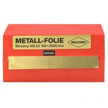 Feuille clinquant acier non allié 150x2500x0,150mm Record 1 pcs