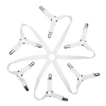 Feuille Sangles, Long, réglable Drap de lit Clip, 6 Côtés Triangle, adapté pour toute taille Lit, DE TABLE