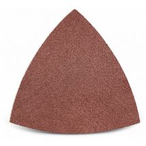 Red Feuilles abrasives auto-agrippantes, 82 mm, p. Ponceuses delta, Corindon normal (Lot de 50) G240 - Menzer