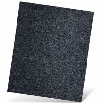 Black Feuilles abrasives, 280 x 230 mm, p. Cales à poncer, Carbure de silicium (Lot de 10) G180 - Menzer
