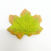 Feuilles d'érable artificielles d'automne, décoration de table de mariage, multicolores