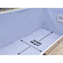 Feutre de protection de sol pour piscine Ubbink 200 g/m² - l 2 x l 7 m