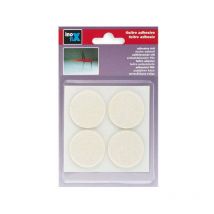 Feutres en laine adhésif blanc x4 Inofix