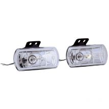 Carplus - Feux de route rectangulaires longue portee H3 E11 12V 55W