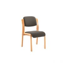 Jemini - Wood Frame Side Chair Char - KF78680