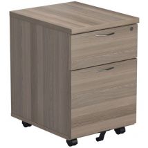 Jemini - 2 Drw Mob Ped Grey Oak - KF78943