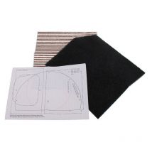 Menalux - Filtre friteuse ffu01 anti-odeur + 1 anti-graisse 900084494