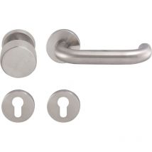 Solido - FH-Wechselgarnitur talin - auf Rosette PZ,35-45,VK 9 mm,FH,Edelstahl matt