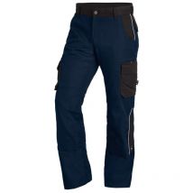 Pantalon de travail homme Bruno FHB 130430 - Bleu foncé / Noir - 44 - Jambes standards - Bleu foncé / Noir
