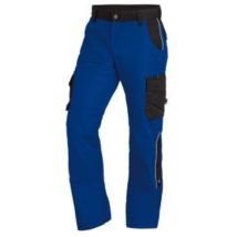 Fhb - Pantalon De Travail Bruno Taille 48 Royal/noir 65 % Coton / 35 % Pes