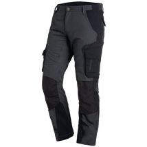 Pantalon de travail FLORIAN taille 54 anthracite/noir 50 % CO / 50 % PES