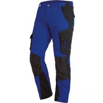 Pantalon de travail Florian, Taille 58, bleu roi/noir