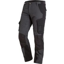 Fhb - Pantalon De Travail Florian Taille 58 Anthracite / Noir - 125100-1220-58
