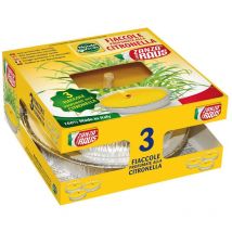 Mondo Verde - Fiaccole in Stagnola Citronella confezione da 3 pz