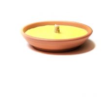Bricoqui - Fiaccole alla citronella 5 pz candele uso esterno vaso coccio zanzare giardino