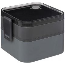 5five Simply Smart - Fiambrera 2 compartimentos gris 1,5l 360 en polipropileno - 5five