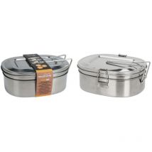 Redcliffs - Fiambrera de acero inoxidable 1200ml 180x140x75mm