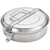 Fiambrera con platos Inox 14 cms, Stainless Steel - Ibili