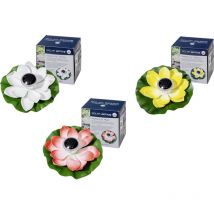 FIAP 3206-5 SOLAR ACTIVE WaterLily 3er SET Solar-Dekoleuchte 3er Set LED LED fest eingebaut Weiß,