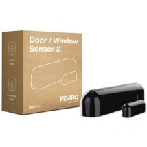FGDW-002-3 Z-Wave Plus 2 Sensore per Porta e Finistra, Nero - Fibaro