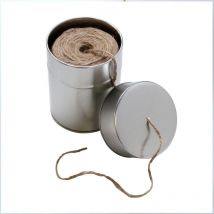 Ficelle en jute dans boîte métal - Astuceo