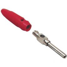 Fiche Banane Bkl Electronic 072149-P Mâle Droit Ø De Broche: 4 Mm Rouge 1 Pc(S)