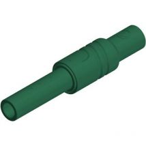 Sks Hirschmann - fiche banane femelle de sécurité ø de la broche: 4 mm kun s 934096104 vert 1 pc(s)