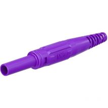 Fiche banane femelle de sécurité ø de la broche: 4 mm Stäubli XK-410 66.9155-26 violet 1 pc(s) D29755