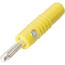 Fiche Banane Mâle Ø De La Broche: 4 Mm Schnepp S 4004 S Gelb Jaune 1 Pc(s) D20950
