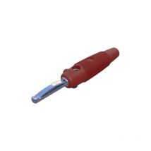 Fiche banane mâle ø de la broche: 4 mm Sks Hirschmann vq 20 930058101 rouge 1 pc(s) D22465