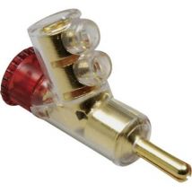 BKL Electronic 0107006 Fiche banane mâle, droit Ø de la broche: 4 mm rouge 1 pc(s)