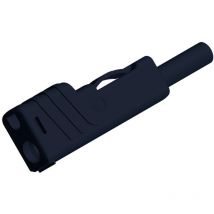 Fiche banane mâle de sécurité ø de la broche: 4 mm Sks Hirschmann sls 200 932153100 noir 1 pc(s)