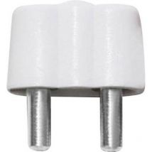 Fiche banane mâle double Ø de la broche: 2.6 mm BELI-BECO 61/15ws blanc 1 pc(s) W093681