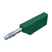 Sks Hirschmann - Fiche banane mâle ø de la broche: 4 mm las n ws 934100104 vert 1 pc(s) D23956