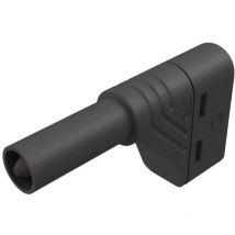 Sks Hirschmann - Fiche banane mâle de sécurité ø de la broche: 4 mm las s w 934098100 noir 1 pc(s) D28575