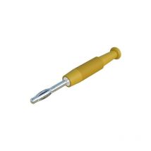 Sks Hirschmann - Fiche banane mstf 2 ge 938420103 mâle, droit ø de la broche: 2 mm jaune 1 pc(s) C695151