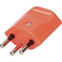 Max Hauri Ag - fiche dalimentation suisse 132608 plastique 250 v orange 1 pc(s)