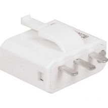 Fiche dcl 2P+T 6A/250V (étiquette unitaire)