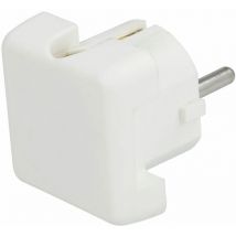 Fiche de sécurité coudée/plate blanc