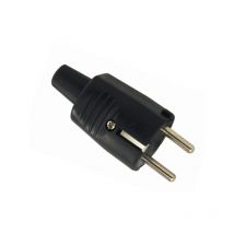 Clavija enchufe Duolec goma negra - talla