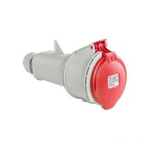 Fiche femelle tétrapolaire 32A 380V étanche IP44 ou IP67 - Étanche IP67 ou IP44 - IP44 - Fiche femelle 3P+T+N - 32A - 380V