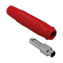 BKL Electronic 072213 Fiche femelle de laboratoire femelle, droit Ø de la broche: 4 mm rouge 1 pc(s) Y497191
