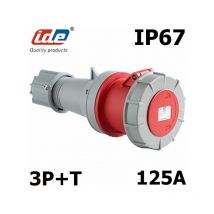 IDE - Fiche femelle 3P+T 125A IP67 - avec ou sans Fil pilote - Fiche femelle 3P+T avec fil Pilote125A
