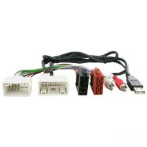 Caliber - Fiche iso 4 hp avec usb et rca compatible avec Hyundai Kia