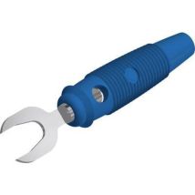 Fiche Mâle De Laboratoire Sks Hirschmann Kb 3 Bl 930585102 Mâle, Droit Bleu 1 Pc(s) C695201